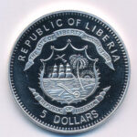 Libéria 2009. 5$ Cu 'Nagy Hadvezérek - Savoyai Jenő' multicolor T:PP Liberia 2009. 5 Dollars Cu 'The Greatest Warlords of History - Eugen von Savoyen' multicolor C:PP - Image 2