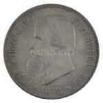 Brazília 1889. 2000R Ag 'II. Pedro' T:XF peremen foglalatnyom / Brasil 1889. 2000 Reis Ag 'Pedro II' C:XF frame mark on the edge Krause KM# 485