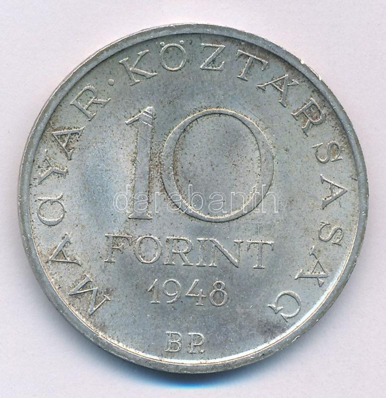 1948. 10Ft Ag 'Széchenyi' T:XF patina Adamo EM2 - Image 2