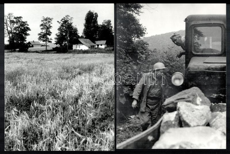 cca 1985 előtt készült fényképek tétele Menesdorfer Lajos (1941-2005) budapesti fotóművész hagyatékából, 13 db vintage fotó sokféle témáról (akt, táj, életkép, portré, városkép, színházi felvétel, stb., ezüst zselatinos - Image 2