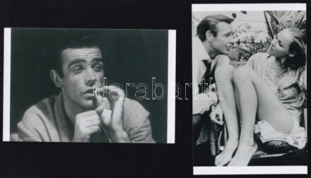 James Bond filmek főszereplői kezdetben Sean Connery és Ursula Andress, 4 db modern nagyítás a néhai Lapkiadó Vállalat központi fotólaborjának archívumából, 15x10 cm