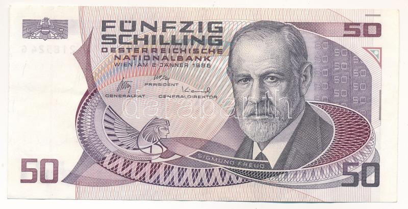 Ausztria 1986. 50Sch T:VF Austria 1986. 50 Schilling C:VF