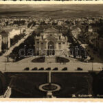 Kolozsvár, Cluj; Nemzeti színház / theatre + '1940 Kolozsvár visszatért' So. Stpl.
