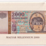2000. 2000Ft 'Millennium' 'MM 0172090' eredeti, bontatlan díszcsomagolásban, tájékoztatólappal T:UNC,AU Adamo F56A