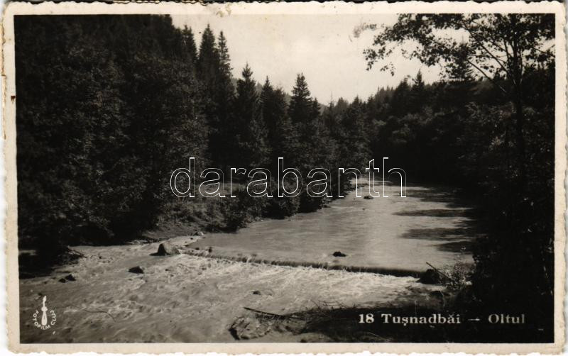 1936 Tusnádfürdő, Baile Tusnad; Olt részlet / Oltul / Olt riverside