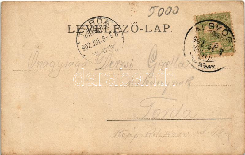 1902 Feredőgyógy, Fürdőgyógy, Algyógyfürdő, Geoagiu-Bai, Feredeu; fürdő / spa, baths. photo (fa) - Image 2