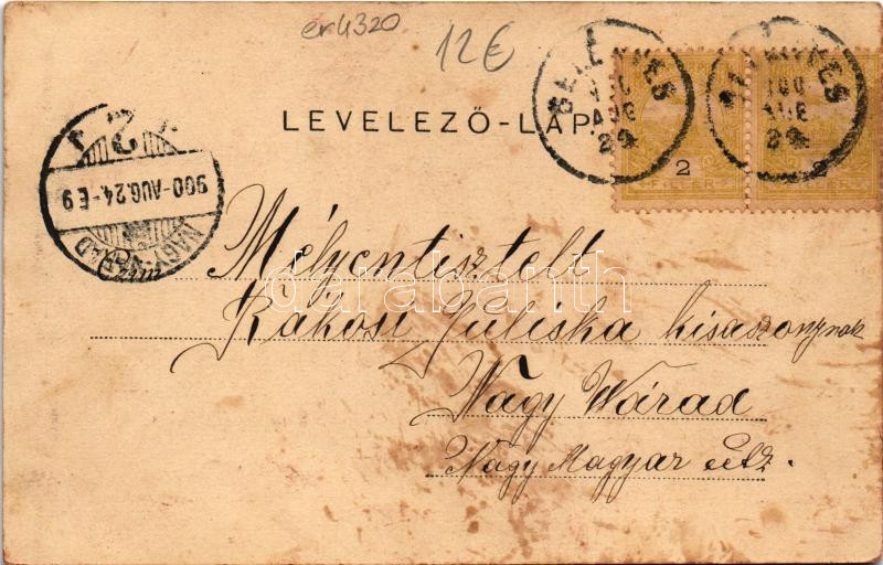 1900 Belényes, Beius; látkép / general view (fl) - Image 2