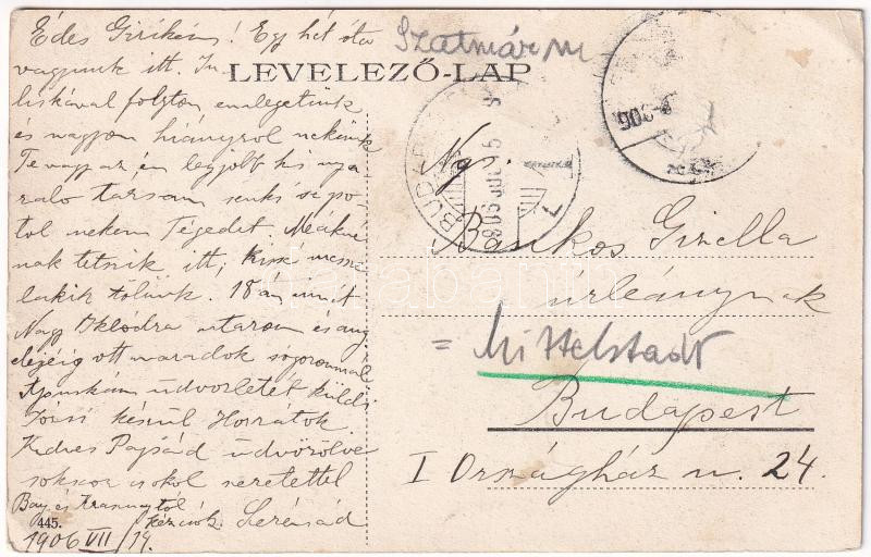 1906 Felsőbánya, Baia Sprie; Teréz akna a bányában. H. Riedl A. kiadása / mine (Rb) - Image 2