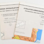 1985 Balaton környékének építésföldtani térképsorozata 2: Geomorphológiai térkép, 2 db, 82x95 cm