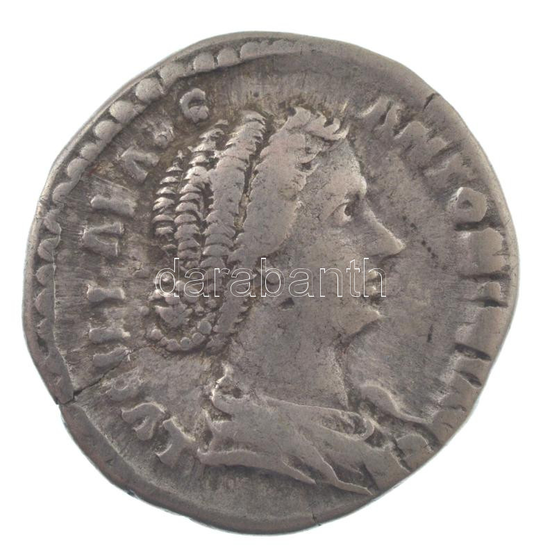 Római Birodalom / Róma / Julia Domna 193-217. Denár Ag (2,81g) T:VF / Roman Empire / Rome / Julia Domna 193-217. Denarius Ag 'LVCILLAE AVG ANTONINI AVG F / VESTA' (2,81g) C:VF RIC IV 788