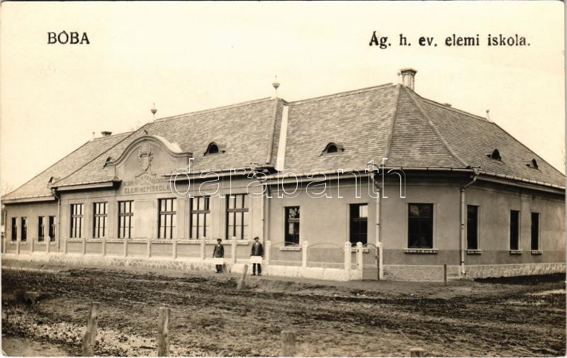 Boba, Ág. h. ev. elemi iskola. Mesterházy Gyula photo