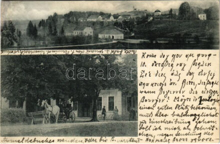 1912 Prosenisko, Gostilna J. Simoncic / restaurant and hotel / Gasthaus