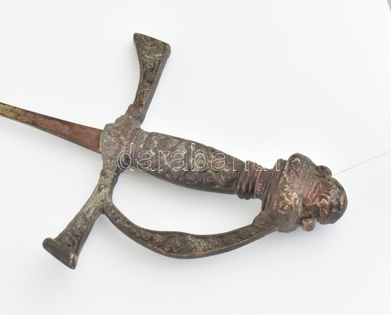 Dísztőr figurális markolattal. 105 cm - Image 2