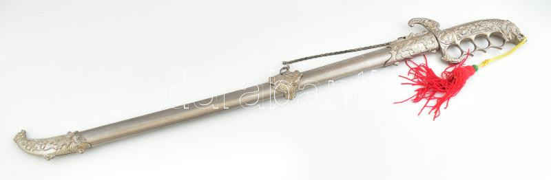 Fantázia kard, fém hüvellyel, díszes markolattal. . 95 cm - Image 3