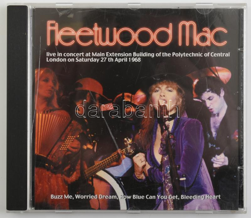 Fleetwood Mac - Live In Concert '68, CD, Album, Reissue, Németország 1999 (VG)