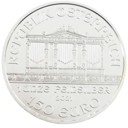 Ausztria 2021. 1,5E Ag 'Bécsi Filharmonikusok' T:BU Austria 2021. 1,5 Euro Ag 'Vienna Philharmonic' C:BU Krause KM#3159