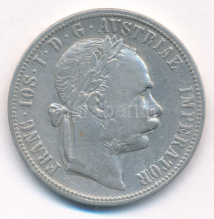 Ausztria 1884. 1Fl Ag 'Ferenc József' T:2-,3 Austria 1884. 1 Florin Ag 'Franz Joseph' C:VF,F Krause KM#2222