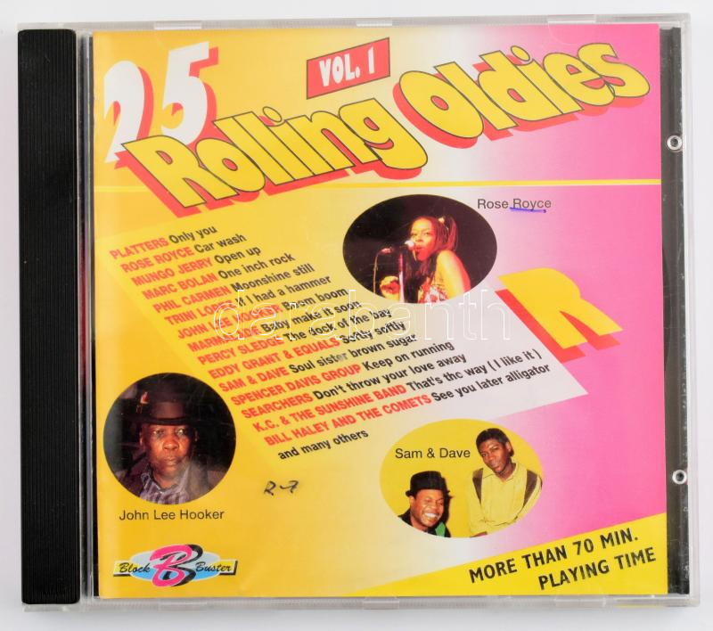 25 Rolling Oldies Vol. 1. CD, Compilation, Block Buster, 1995. VG