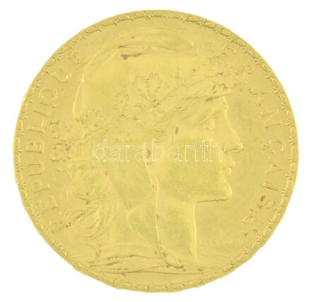 Franciaország 1903. 20Fr Au (6,45g/0.900) T:XF France 1903. 20 Francs Au (6,45g/0.900) C:XF Krause KM#857