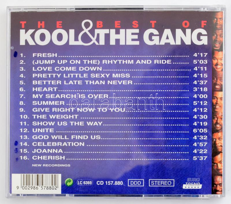 Kool & The Gang - The Best Of. CD, Compilation, Eurotrend, Ausztria. VG, sérült borítóban. - Image 2