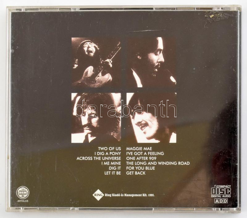 The Beatles - Let It Be. CD, Album, Stereo, Ring, Magyarország, 1995. VG - Image 2