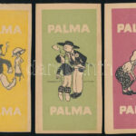 5 db Palma számolócédula