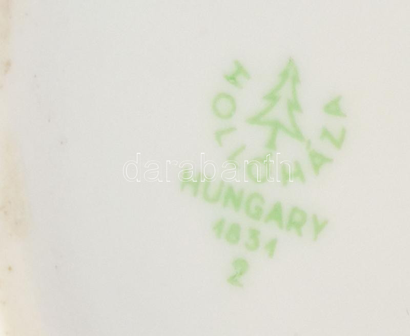 Hollóházi korsó, jelzett, kis kopásokkal, m: 14 cm - Image 2