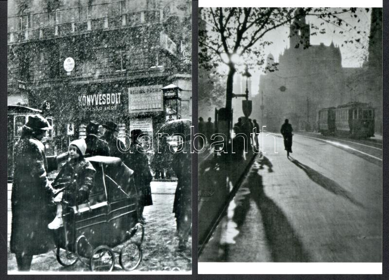 Budapesti villamosok vegyes tétele (3, 6, 9, 19, 20, 31, 47, 53. járatok száma olvasható), különféle forrásokból 10 db modern nagyítás, 21x15 cm és 10x15 cm - Image 3