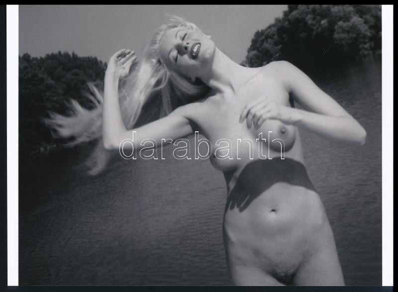 cca 1989 Életöröm, Menesdorfer Lajos (1941-2005) budapesti fotóművész hagyatékából modern nagyítás, jelzés nélkül, 215x21 cm