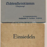 4 db régi német képeslap füzet / 4 pre-1945 German postcard booklets