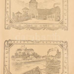 2 db szecessziós, vászonkötésű képeslap album, 1900-1910 körül, kopott, sérült gerinccel és borítóval. - Image 2