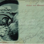1899 (Vorläufer) Brassó, Kronstadt, Brasov; Hinter der Graft / Árokmente télen. H. Ziedner No. 7. / winter (EB)