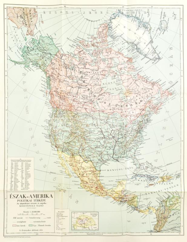 cca 1910-1930 4 db Cholnoky térkép - Image 2