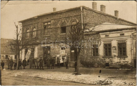 1917 Galíciai harctér, cs. és kir. katonai tábori mozi / K.u.k. Galizien Feld Kino / WWI Austro-Hungarian military field cinema. photo (EK)