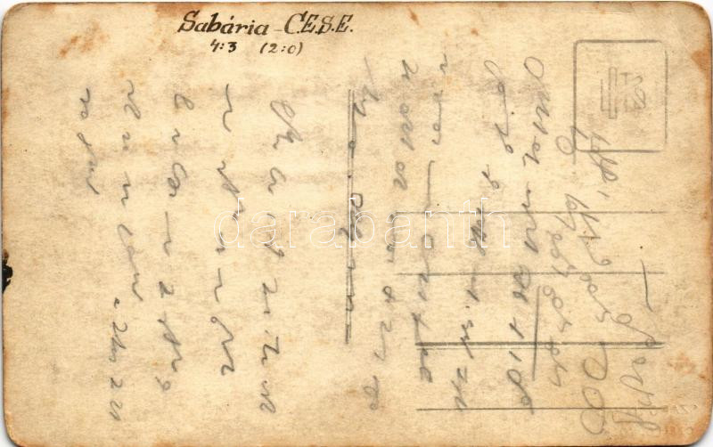 Sabária-CESE - szombathelyi és celldömölki labdarúgó meccs, foci / Hungarian football team, sport. Szabó Jakab Czelldömölk photo (EB) - Image 2