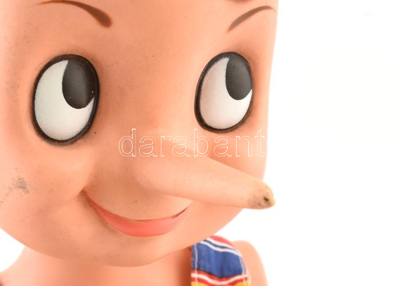 Pinokkió Miglio műanyag baba sapka hiányzik. 52 cm - Image 2