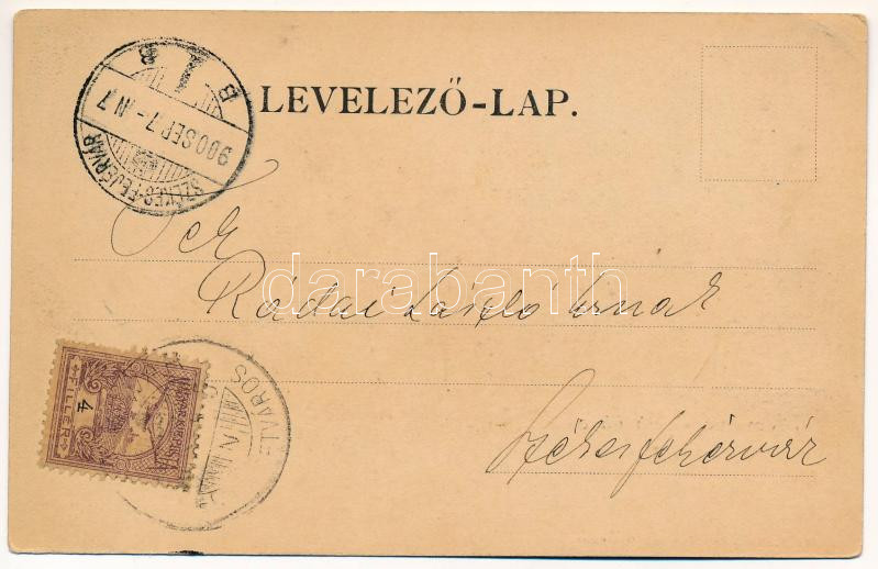 1900 Temesvár, Timisoara; Gyárváros, Páva utca sarka, Első műmalom társaság, Králicsek Béla üzlete és saját kiadása / Fabric, Erste Kunstmühl Gesellschaft / shop, mill - Image 2