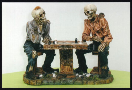 Túlvilági sakkozók, jelzetlen fotó, 10×15 cm