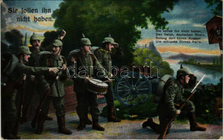 1916 Sie sollen ihn nicht haben / Első világháborús német katonák / WWI German military