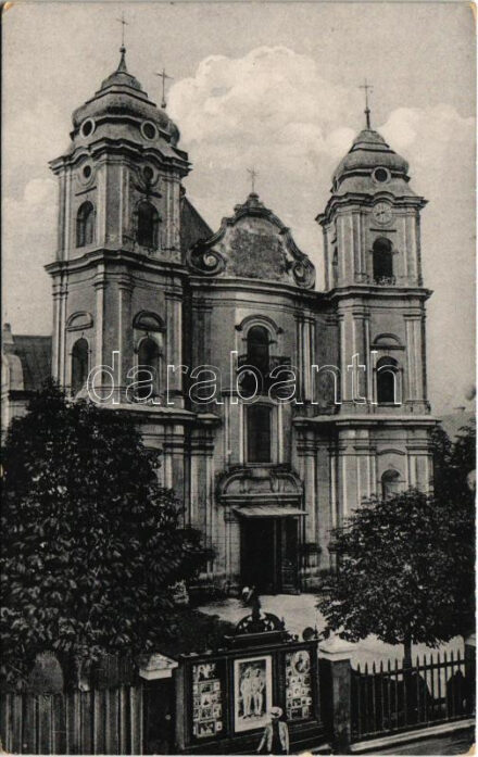1917 Chelm, Kulm, Holm, Cholm; Kosciól Katolicki / church + 'K.u.k. Etappenpostamt'