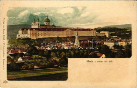 Melk an der Donau, mit Stift / Benedictine abbey (pinholes)