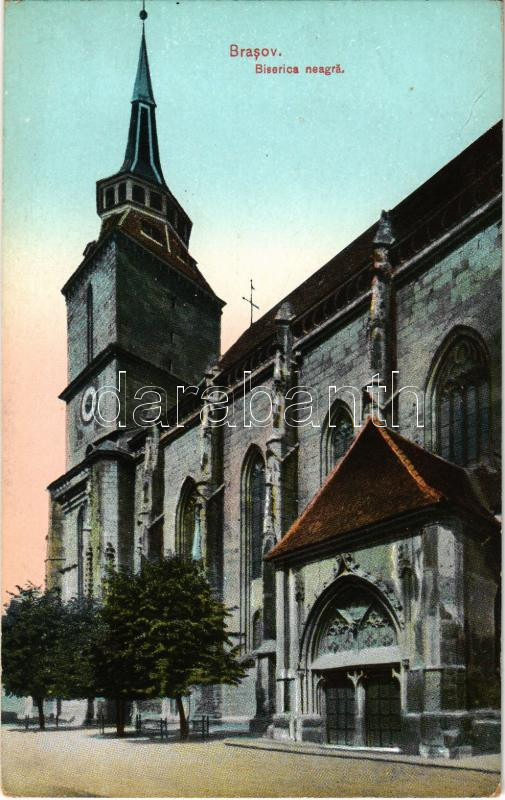 Brassó, Kronstadt, Brasov; Fekete templom. H. Zeidner kiadása / Biserica neagra / church (EK)