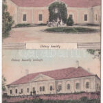 1907 Ipolyvarbó, Ipoly-Varbó, Nógrád-Varbó, Vrbovka; Dióssy kastély, kastély belseje / castle, courtyard (b)