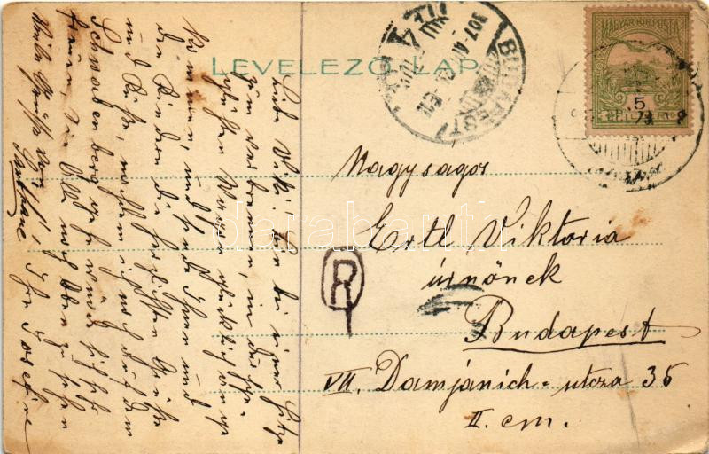1907 Vésztő, szélmalom. Putics Testvérek kiadása (EK) - Image 2