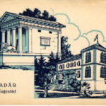 1934 Kivadár (Nagyatád), Gróf Somssich kastély és mauzóleum. Hátoldalon Somssich Mária levele