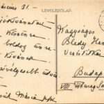 1934 Kivadár (Nagyatád), Gróf Somssich kastély és mauzóleum. Hátoldalon Somssich Mária levele - Image 2
