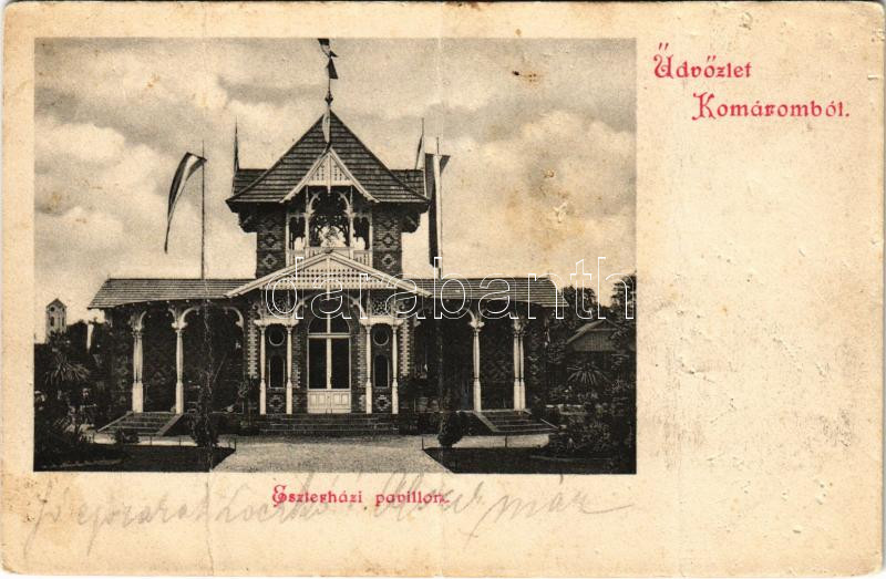 Komárom, Komárno; Esterházy pavilon. E.D.K. 15. / pavilion, villa (b)