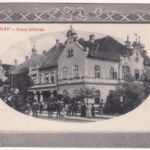 1912 Brád, vasútállomás. Roth Gy. kiadása / Bahnhof / railway station