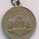 ~1930. 'Szorgalom és jó erényért / Gyüjts a jövöért' bronz medál füllel (23mm) T:XF - Image 2