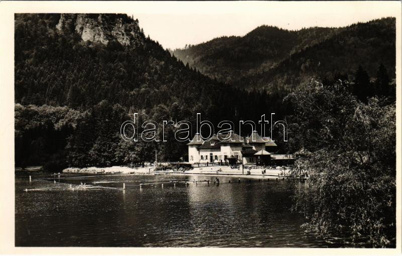 Tusnádfürdő, Baile Tusnad; Csukás tó, fürdő / lake, spa